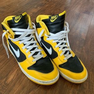 Nike Dunk High Yellow Shoes!